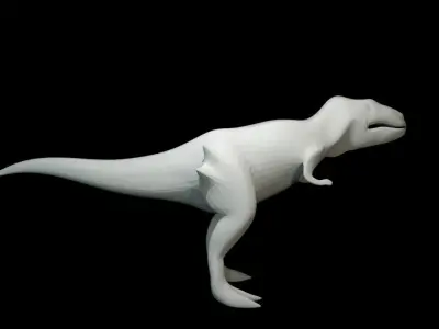 Low-poly Tyrannosaurus Rex Low-poly 3D model