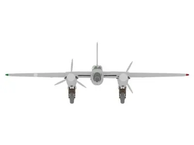 AIRCRAFT MOSQUITO Free 3D model