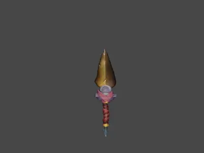 Zeloeman Sword A 5 Low-poly 3D model