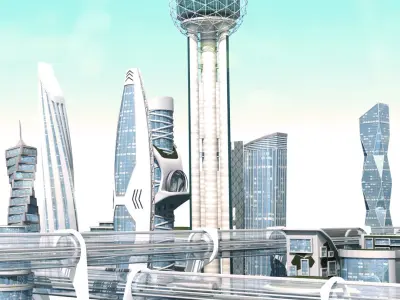 Future City 2 3D model purchase