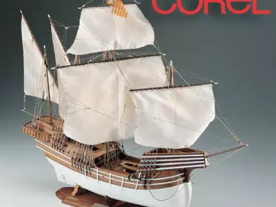 Venetian Ship XIV Century Low-poly 3D model