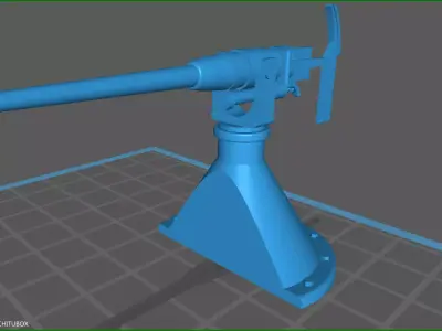 47 mm Hotchkiss Artillery  3D print model