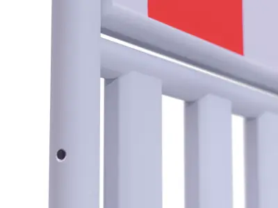 Traffic Barrier Plastic 3D model purchase