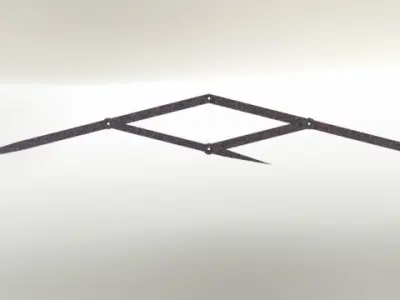 Golden ratio dividers Free 3D model