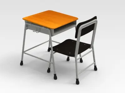 Writing Desk 3D model