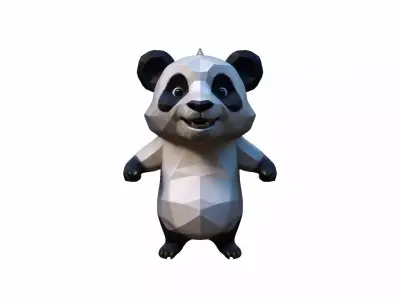 3d Render Giant Panda Bear 3D model