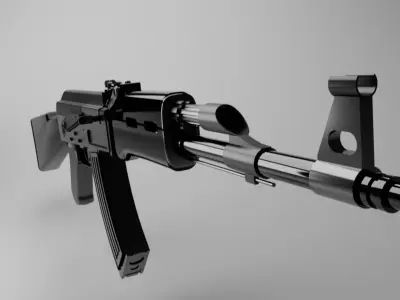 AK-47 3D model get