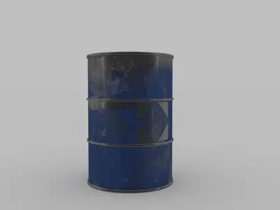 Barrel Low-poly 3D model
