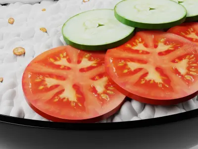 Egg Rice 3D model