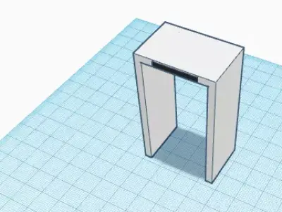 Airport Metal Detector Free low-poly 3D model