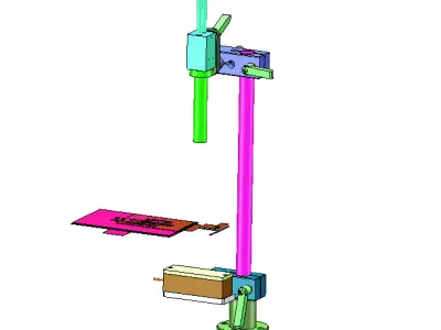 Auto-CELL-Screen-Assembly-AOI-3D-Model-SolidWorks-IGS 3D model