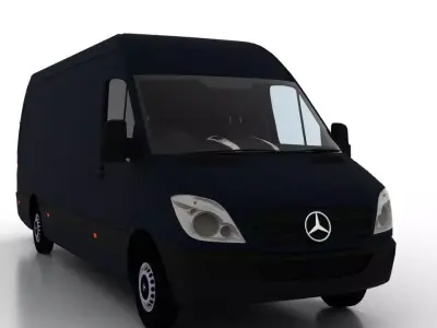 Mercedes Benz Sprinter L3H2 2009 Cargo UK 3D model