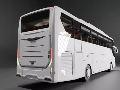 Bus Traveliner Supernova Low-poly 3D model