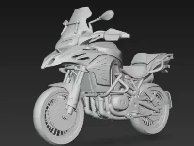Collectable motorbikes - N 3 Benelli TRK 502X 3D print model