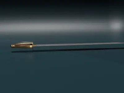 game ready low poly sword Free low-poly 3D model get