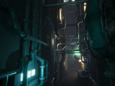 Pipe Pack Low-poly 3D model