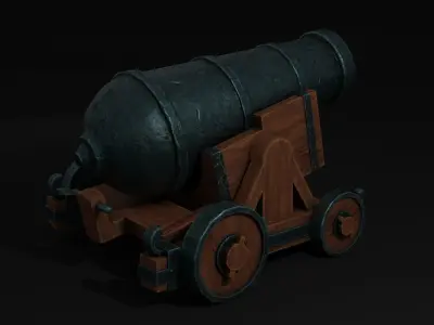 3D Cannon  3D model