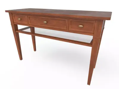 Amazzonite console table Low-poly 3D model