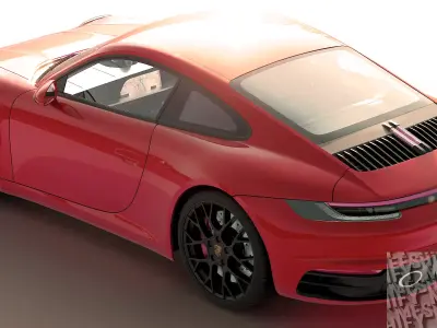 Luxury Sports Coupe 3D model