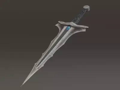 Ancient Sword Free low-poly 3D model purchase