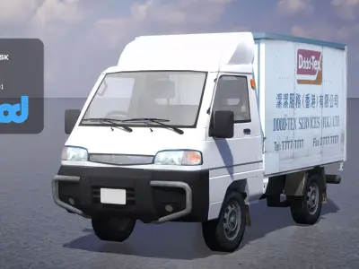 Hk Truck 001 3D model