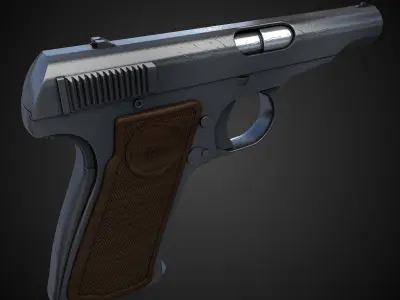 Remington Model 51 Hi-Res 3D model