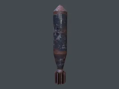 Mortar Projectile 60mm M83 3D model buy