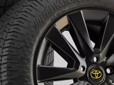 landcruiser  wheels 3D model