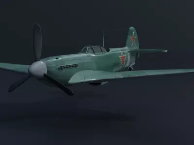 Yakovlev Yak-9 3D model
