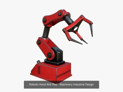 10 Robotic Hand A Collection - Machinery Industrial Design 3D Model Pack