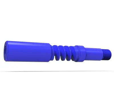 Velocity shaft 3D model