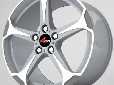 4go wheel rims collection 3D model