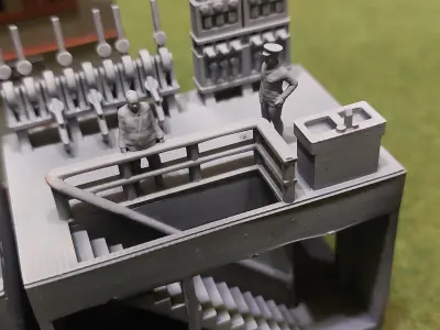 German signal box Lampertsmuchle-Otterbach 1-120 resin 3D print model
