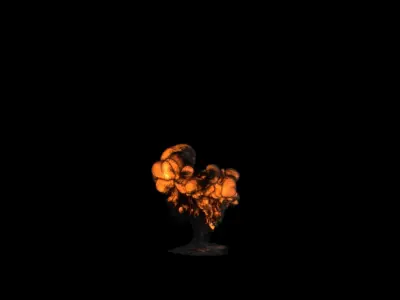 Simple Explosion 3D model