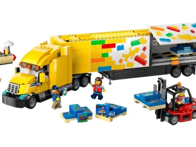 TwindBricks3D - 60440 Yellow Delivery Truck 3D print model
