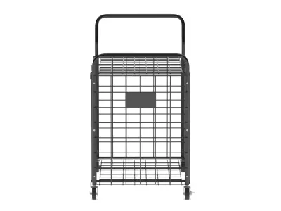 Handball Portable Ball Cage Trolley 3D model