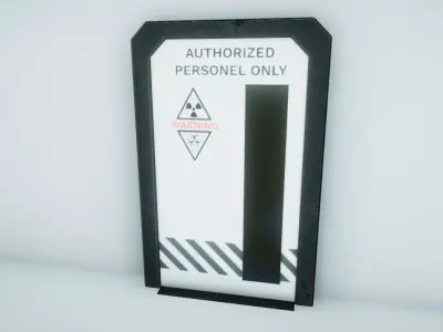 Sci Fi Doors Free low-poly 3D model