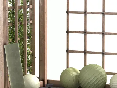 Garden Gym Design 3D model
