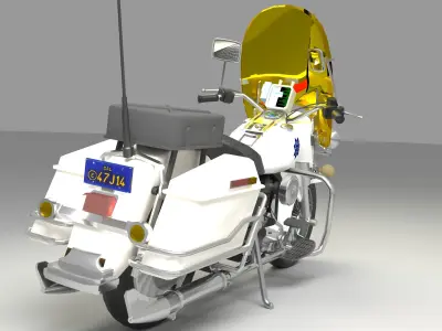 Lowrider Cop 4K 3D model