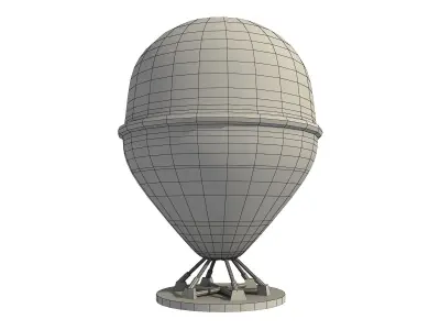 CAS RADAR DOME 3D model