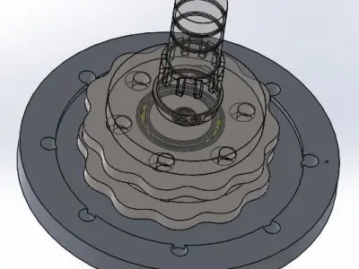 Robotic arm 6 DOF 3D model