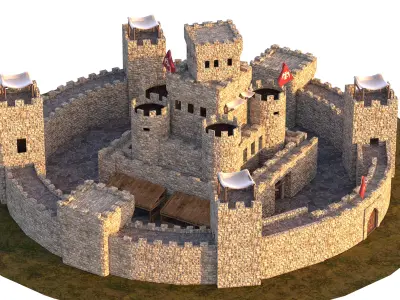 stronghold 3D model