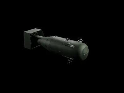 Nuclear bomb 3D model buy