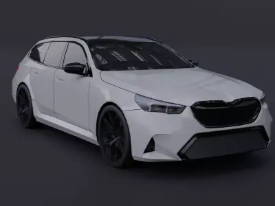 Traffic Estate 2 Low-poly 3D model