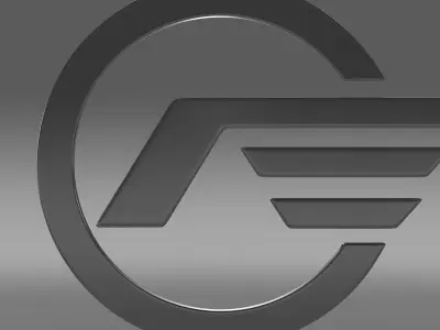 Astra logo 3D model