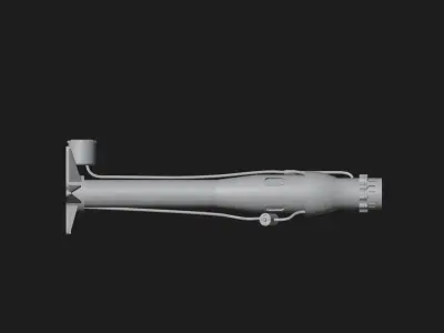 Walter HWK 109-509 Rocket Engine 3D print model