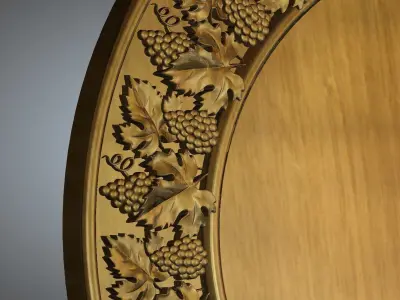Round Frame 3D print model purchase