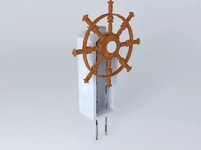 ARGONAUTIX marine details steering wheel 3D model