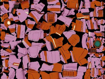 Pink Gun 3D model purchase