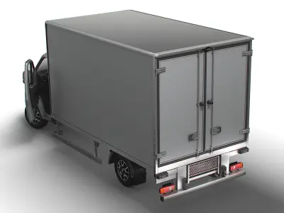 Fiat Ducato Box HQInterior 4300WB 2023 3D model